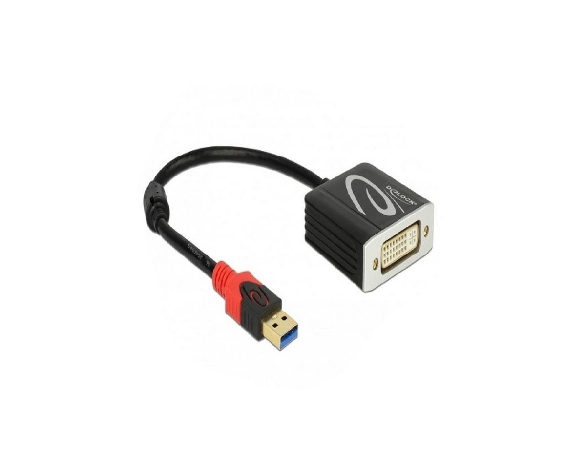 Delock 62737 - Adapter USB 3.0 Typ-A Stecker > DVI Buchse Computer-Kabel, USB A, USB (20,00 cm) von Delock