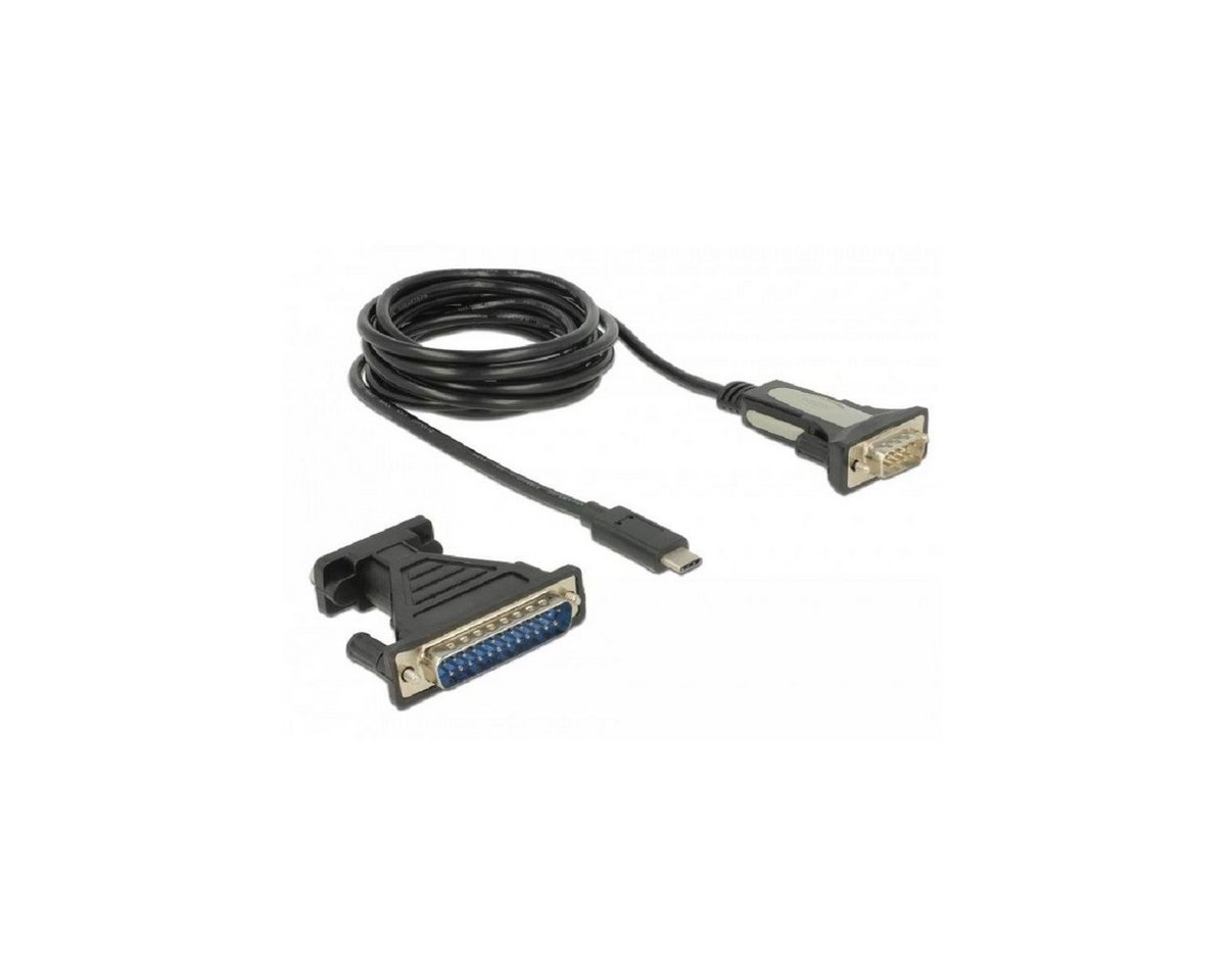 Delock 62904 - Adapter USB Type-C™ > 1 x Seriell DB9 RS-232 +... Computer-Kabel, USB C, (180,00 cm) von Delock