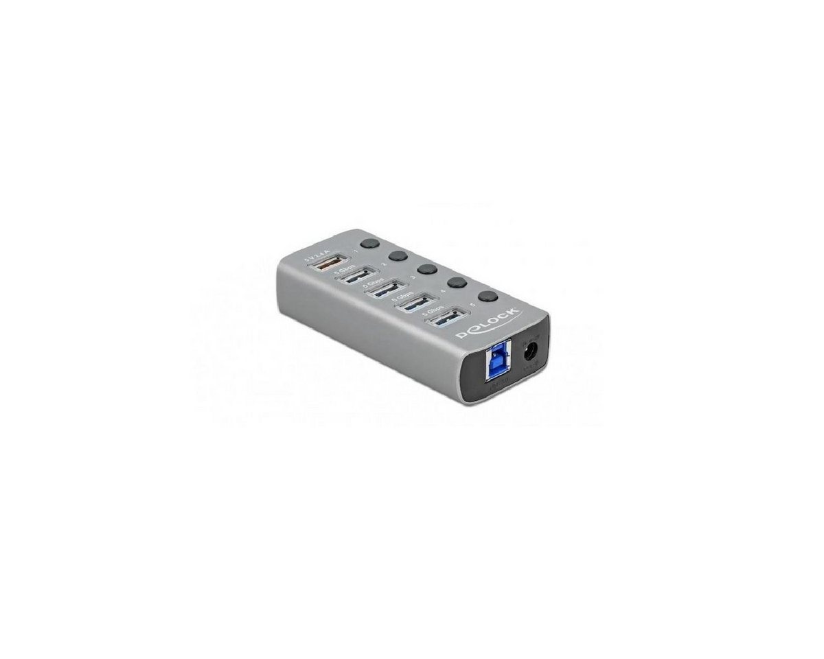 Delock 63263 - USB 3.2 Gen 1 Hub mit 4 Anschlüssen, 1... USB-Adapter USB B von Delock