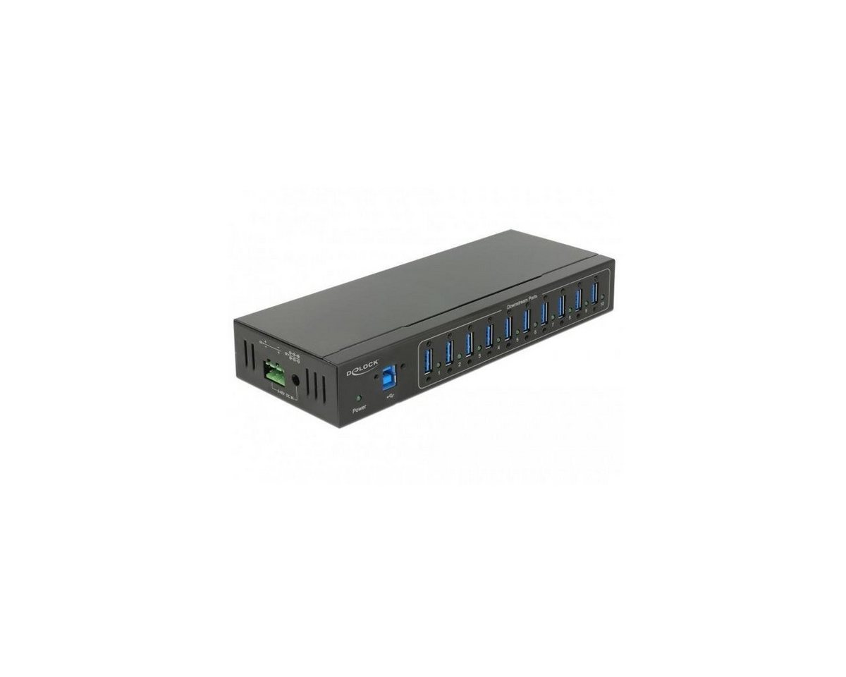 Delock 63919 - Externer Industrie-Hub 10x USB 3.0 Typ-A mit 20... Computer-Kabel, USB B, USB von Delock