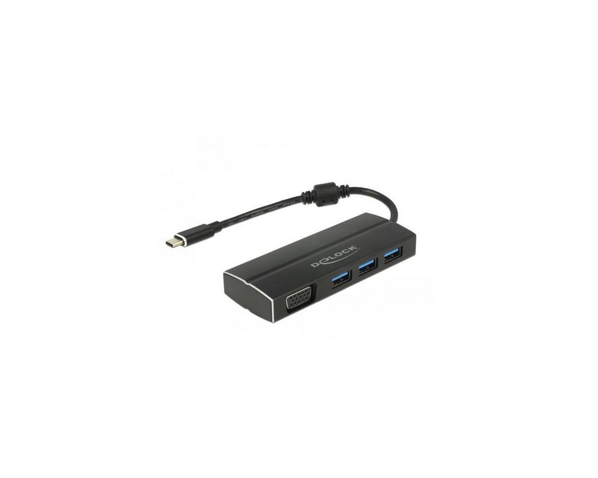 Delock 63932 - USB 3.1 Gen 1 Adapter USB Typ-C auf 3x USB 3.0... USB-Adapter USB C von Delock