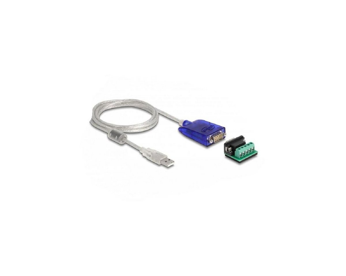 Delock 64055 - Adapter USB Typ-A zu Seriell RS-422/485 DB9 mit... Computer-Kabel, USB A, (150,00 cm) von Delock