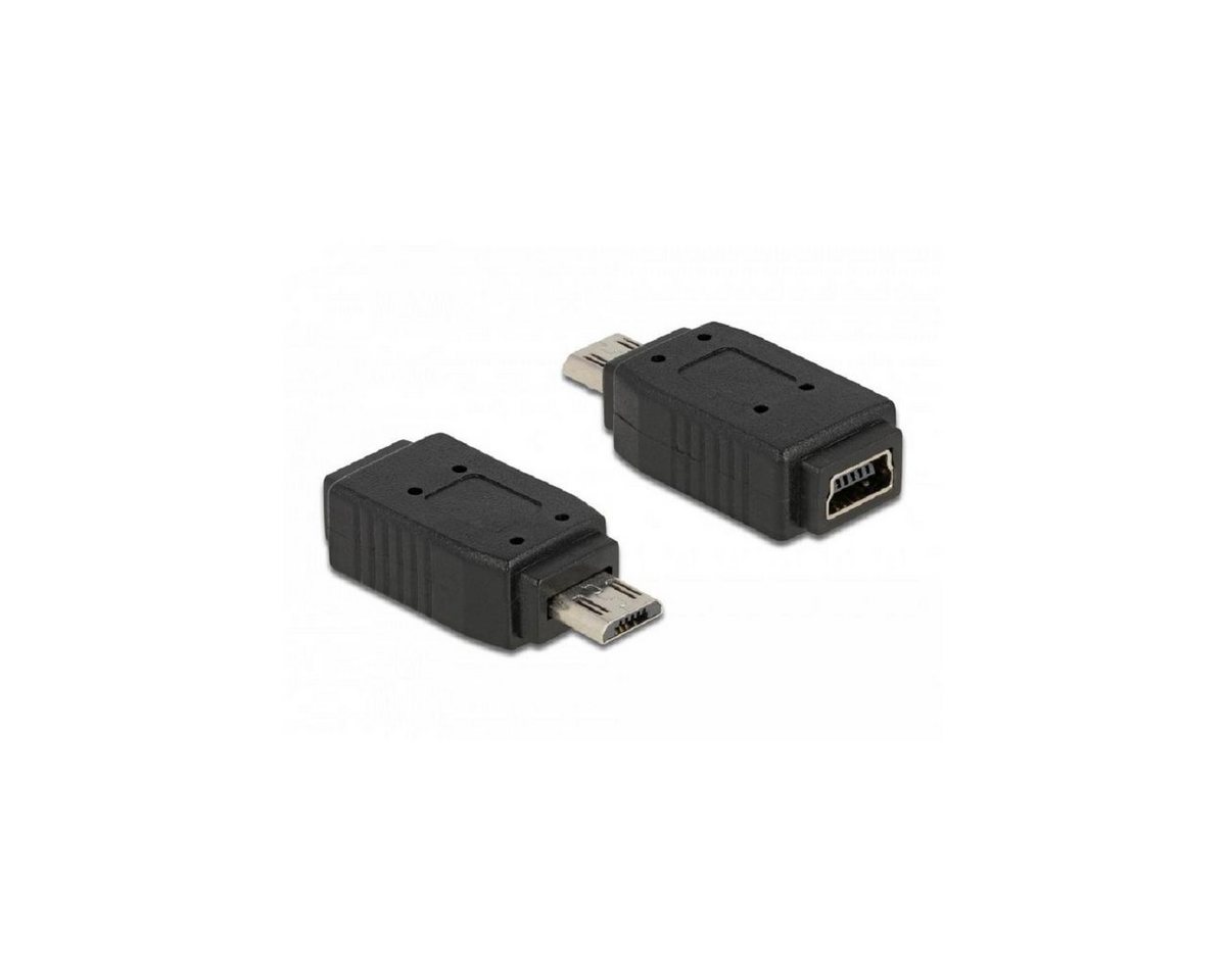 Delock 65063 - Adapter USB micro-B Stecker zu USB Mini 5 Pin Buchse Computer-Kabel, micro USB, USB von Delock