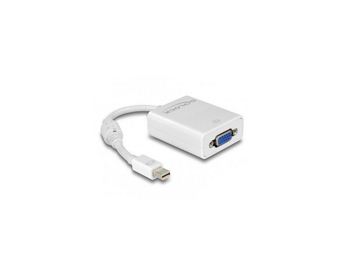 Delock 65130 - Adapter mini DisplayPort 1.2 Stecker zu VGA Buchse weiß Computer-Kabel, Display Port Mini, DisplayPort von Delock