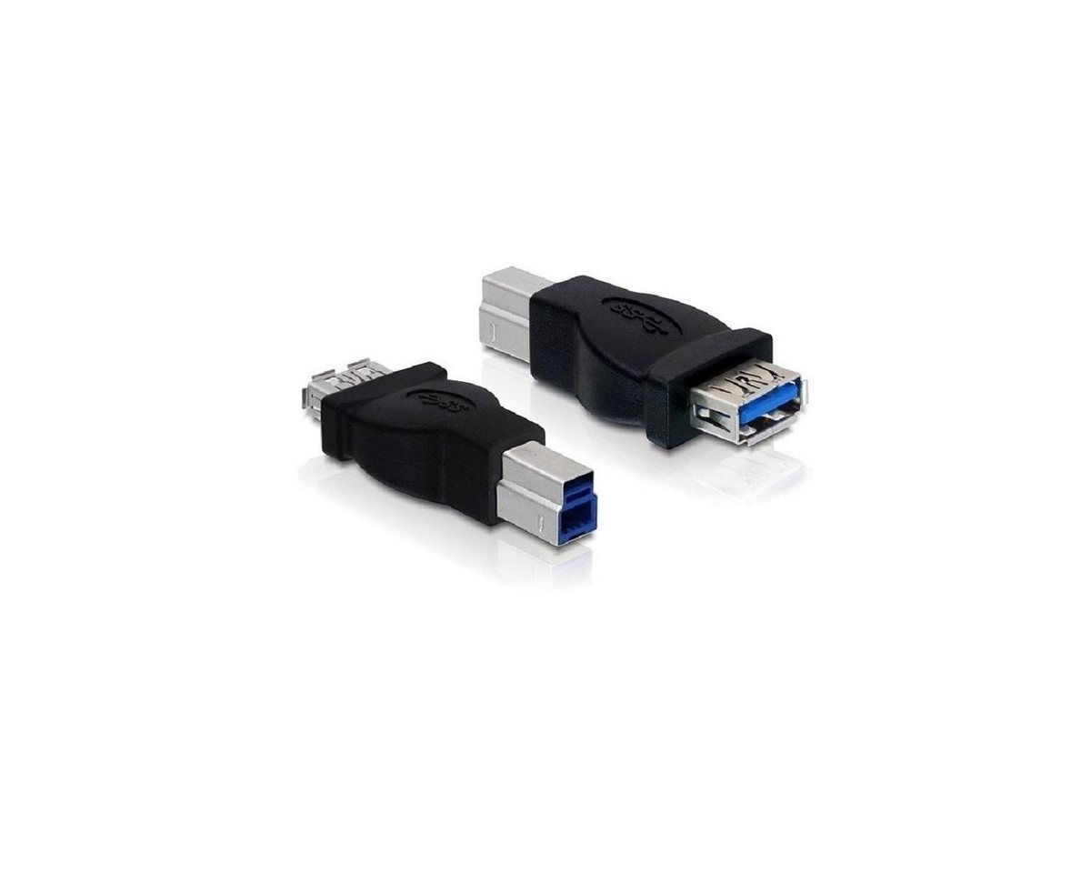 Delock 65179 - Adapter USB 3.0-B Stecker zu USB 3.0-A Buchse Computer-Kabel, USB B, USB von Delock