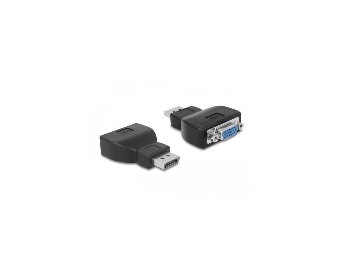 Delock 65567 - Adapter DisplayPort 1.2 Stecker zu VGA Buchse schwarz Computer-Kabel, Display Port, DisplayPort von Delock