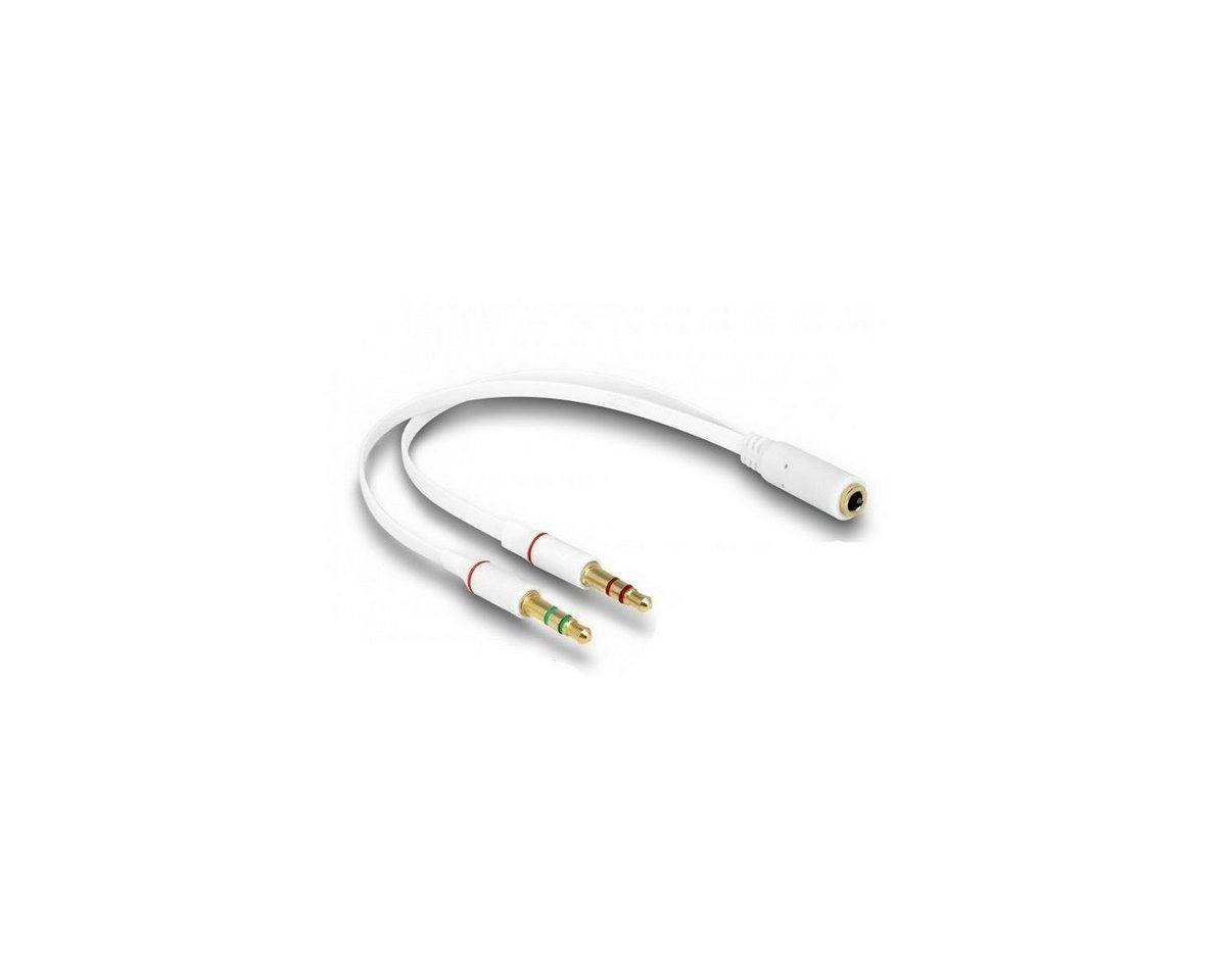 Delock 65585 - Headset Adapter 1 x 3,5 mm 4 Pin Klinkenbuchse >... Computer-Kabel, Klinkenstecker/-buchse 3.5mm, Klinke von Delock