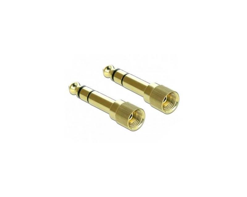 Delock 65983 - Adapter 6,35 mm Klinkenstecker zu 3,5 mm... Computer-Kabel, Klinkenstecker/-buchse 6,35 mm, Klinke von Delock