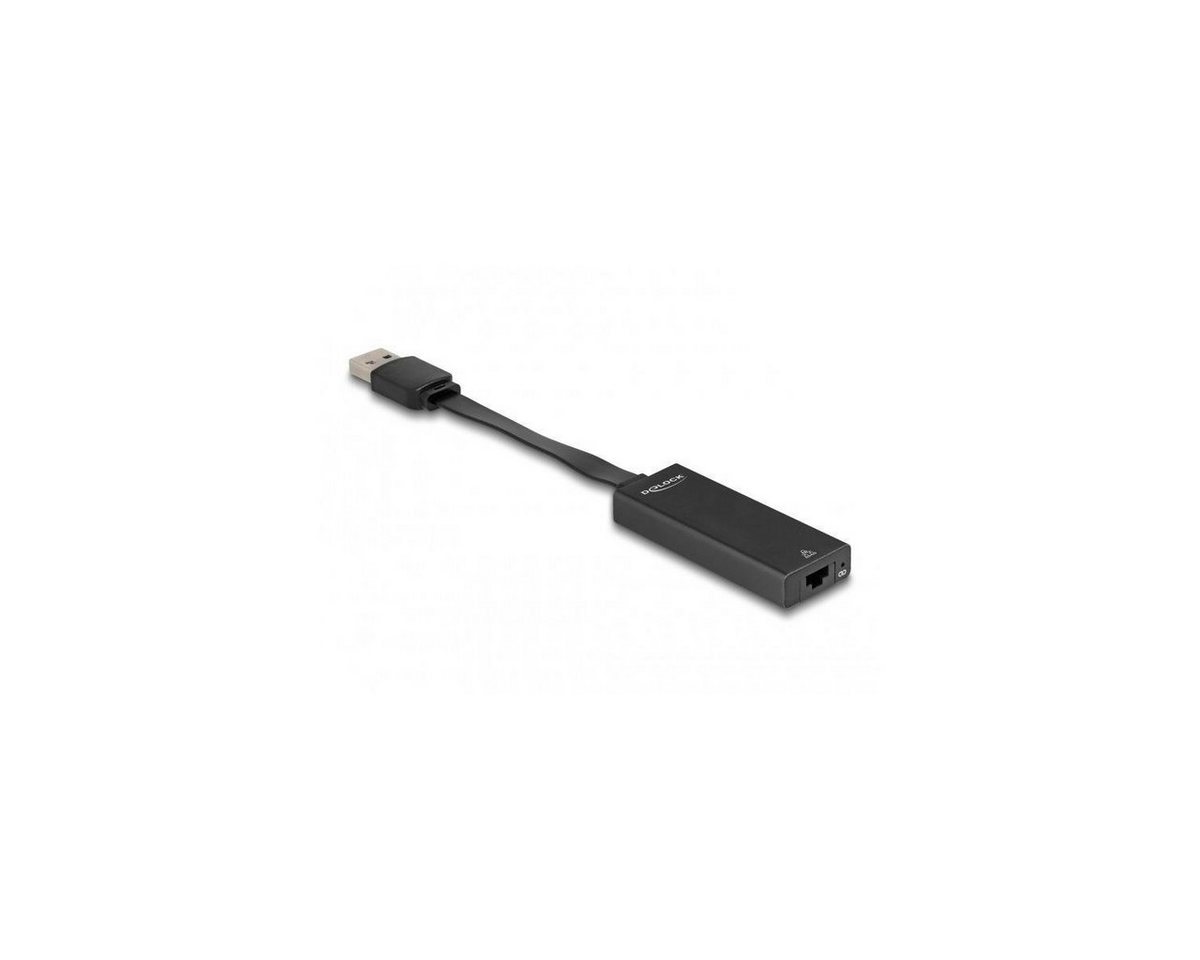 Delock 66245 - USB Typ-A Adapter zu Gigabit LAN slim Computer-Kabel, USB A, USB von Delock