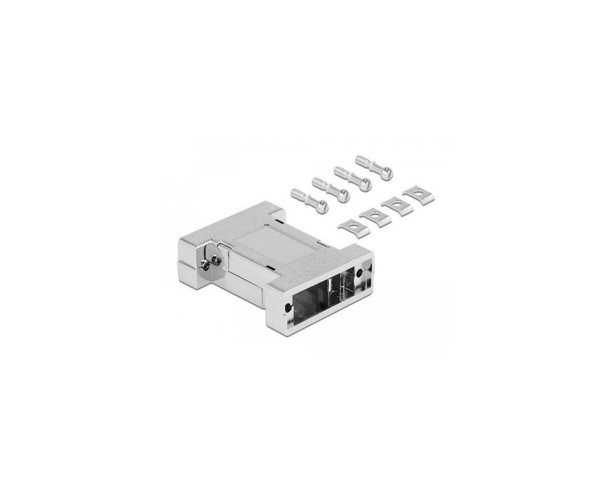 Delock 66814 - Gehäuse für 2 x D-Sub 15 Pin Computer-Kabel, D-Sub, D-Sub von Delock