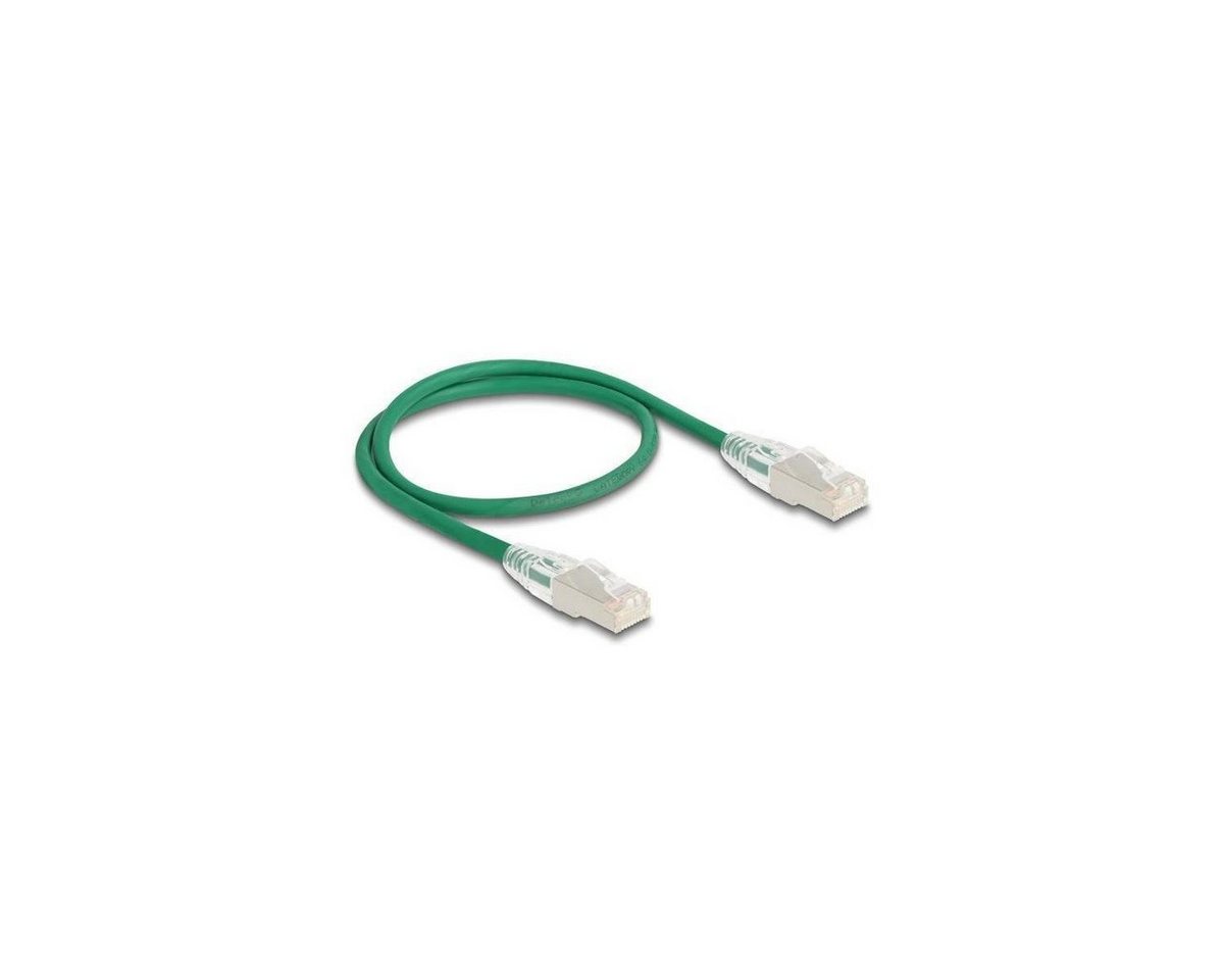 Delock 80364 - Netzwerkkabel RJ45, U/FTP, 0,5m, grün LAN-Kabel, (50,00 cm) von Delock
