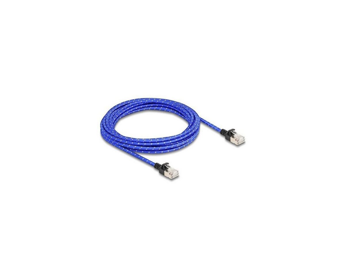 Delock 80380 - Netzwerkkabel RJ45, U/FTP, 5m, blau LAN-Kabel, (500,00 cm) von Delock