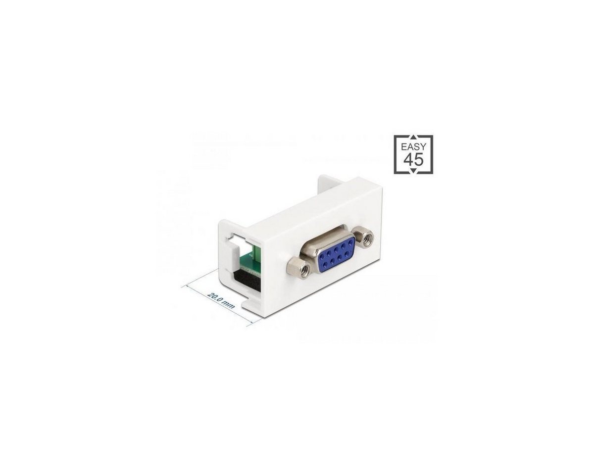 Delock 81348 - Easy 45 Modul D-Sub 9 Pin Buchse zu 6 Pin... Computer-Kabel, D-Sub, D-Sub von Delock