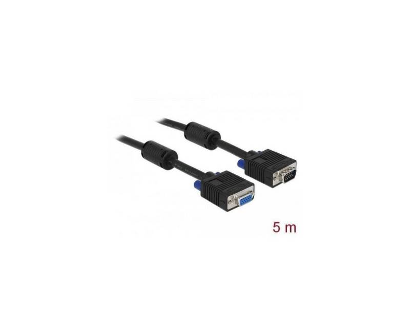 Delock 82566 - SVGA Verlängerungskabel Stecker zu Buchse 5 m HDMI-Kabel, VGA, VGA (500,00 cm) von Delock