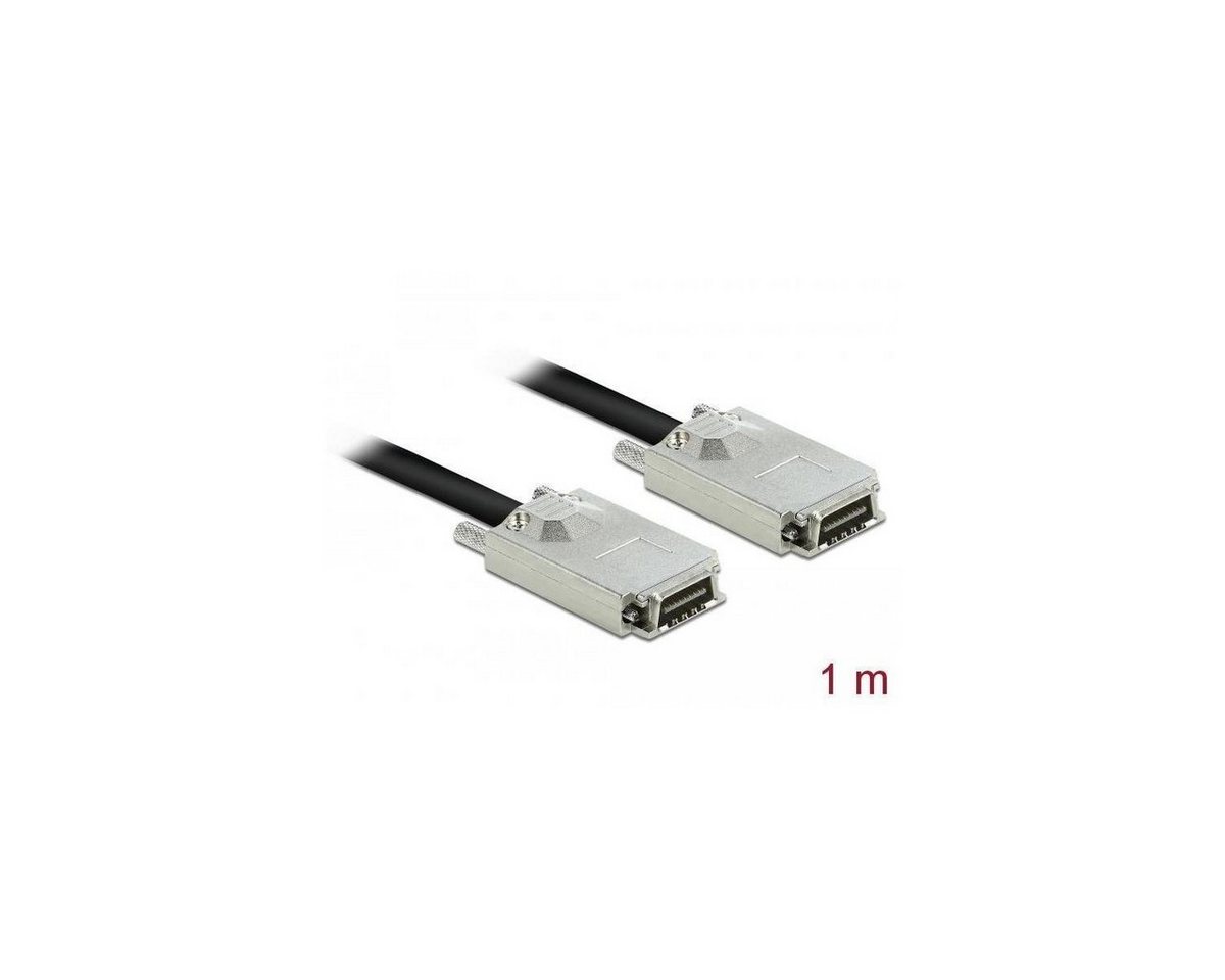 Delock 83060 - Kabel SAS SFF-8470 zu SAS SFF-8470 1 m Computer-Kabel, SFF-8470, SAS (100,00 cm) von Delock