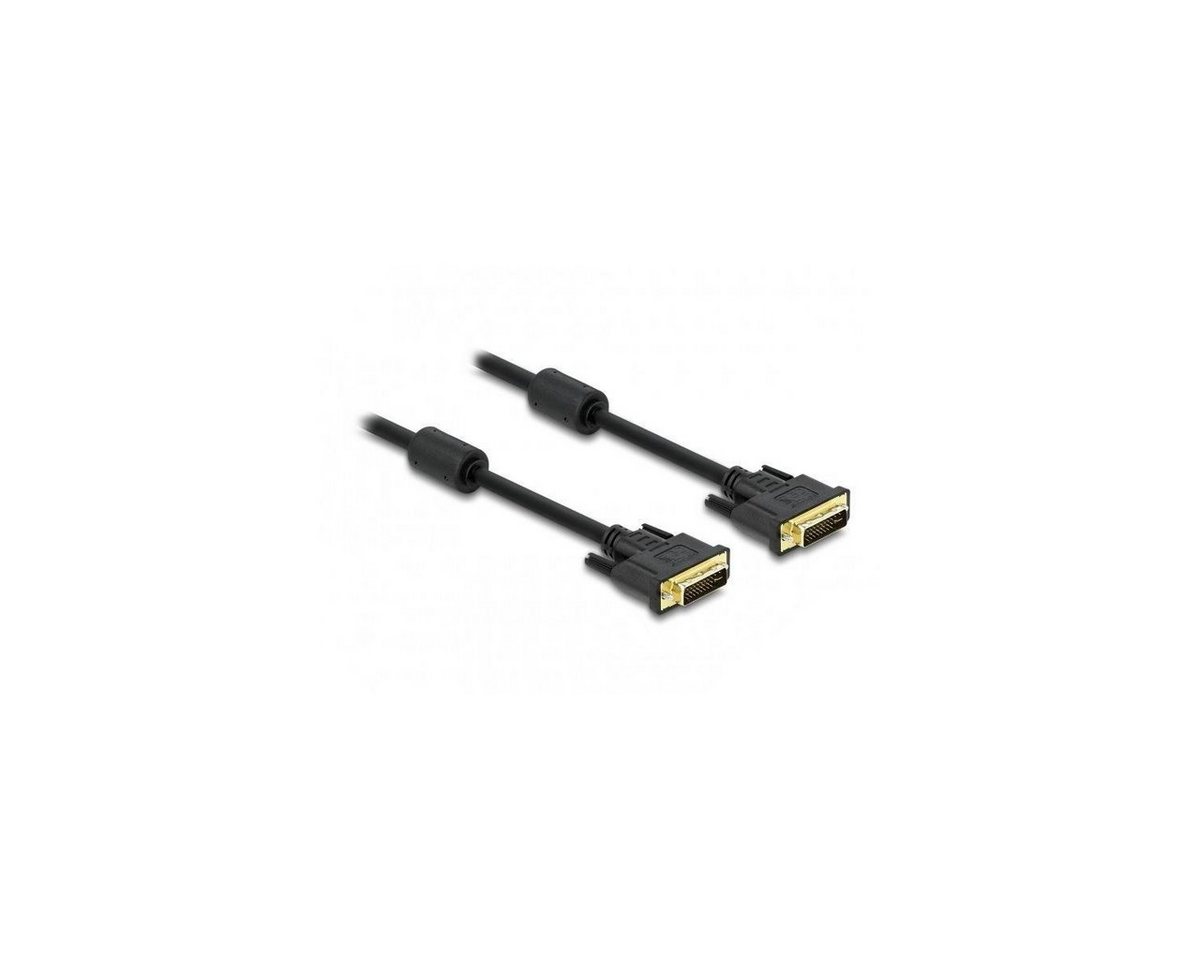 Delock 83111 - Kabel DVI 24+5 Stecker zu DVI 24+5 Stecker 2 m schwarz Computer-Kabel, DVI, DVI von Delock