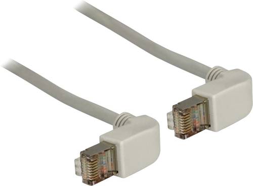 Delock 83510 RJ45 Netzwerkkabel, Patchkabel CAT 5e S/FTP 0.50m Grau 1St. von Delock