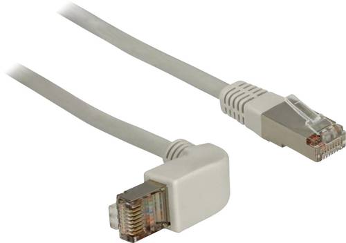 Delock 83524 RJ45 Netzwerkkabel, Patchkabel CAT 6 S/FTP 0.50m Grau 1St. von Delock