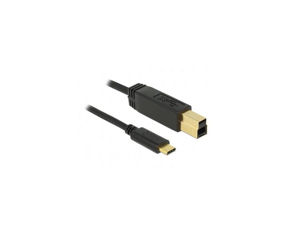 Delock 83674 - USB 3.1 Gen 2 (10 Gbps) Kabel Type-C zu Typ-B 0,5 m Computer-Kabel, USB C, USB von Delock