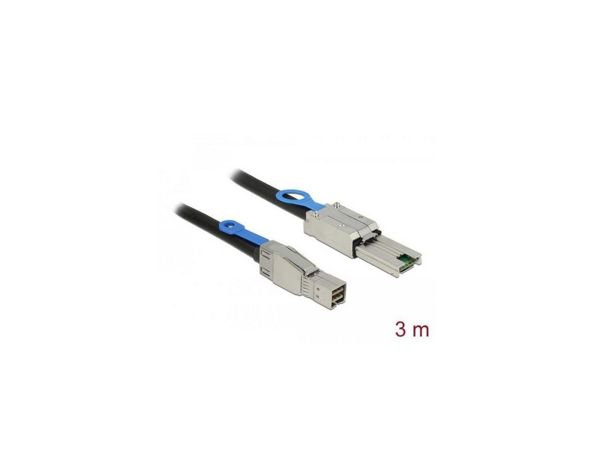 Delock 83735 - Kabel Mini SAS HD SFF-8644 zu Mini SAS SFF-8088 3 m Computer-Kabel, SAS, SAS (300,00 cm) von Delock