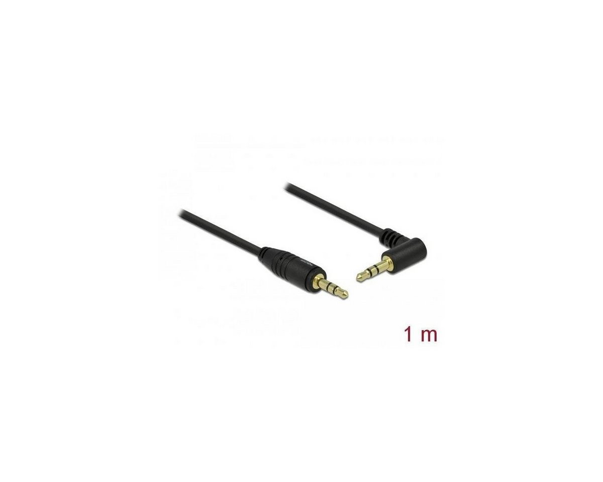 Delock 83754 - Klinkenkabel 3,5 mm 3 Pin Stecker > Stecker... Audio-Kabel, Klinkenstecker/-buchse 3.5mm, Klinke (100,00 cm) von Delock