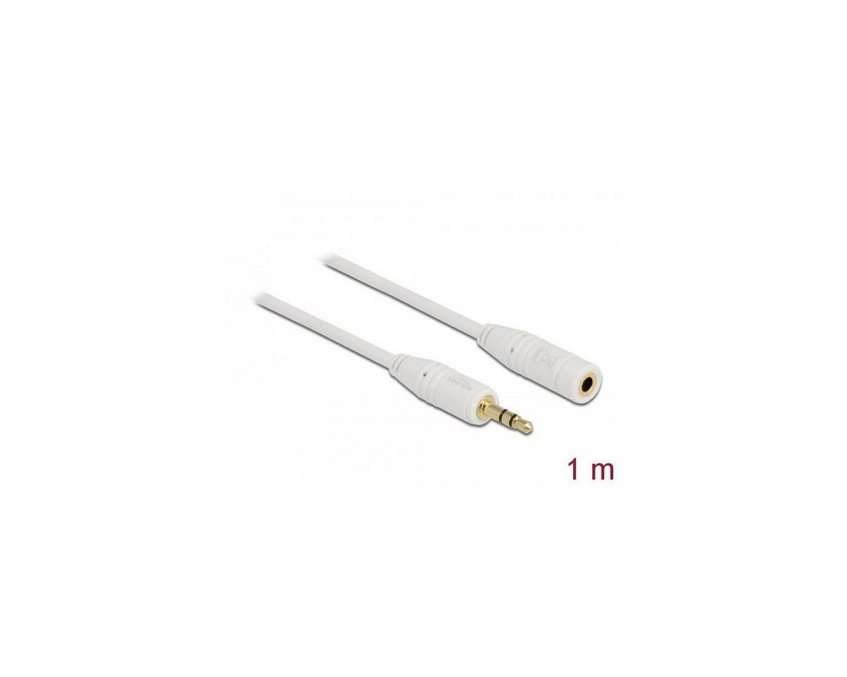 Delock 83765 - Klinkenverlängerungskabel 3,5 mm 3 Pin Stecker >... Audio-Kabel, Klinkenstecker/-buchse 3.5mm, Klinke (100,00 cm) von Delock