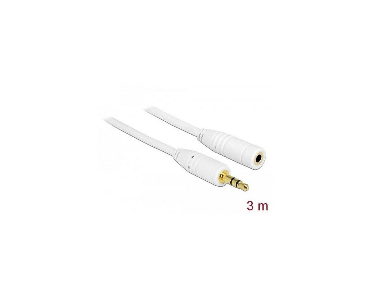 Delock 83769 - Klinkenverlängerungskabel 3,5 mm 3 Pin Stecker >... Audio-Kabel, Klinkenstecker/-buchse 3.5mm, Klinke (300,00 cm) von Delock