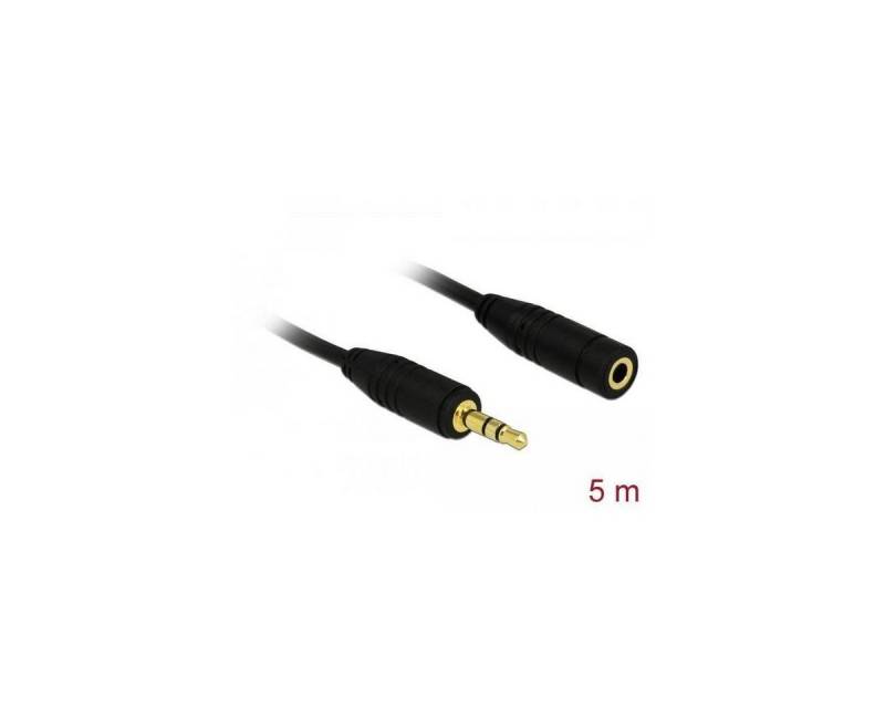 Delock 84237 - Verlängerungskabel Audio Klinke 3,5 mm Stecker /... Audio-Kabel, Klinkenstecker/-buchse 3.5mm, Klinke (500,00 cm) von Delock