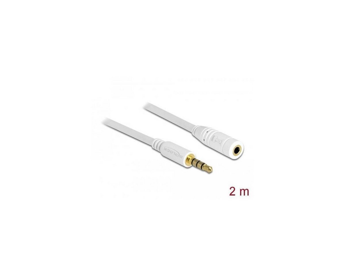 Delock 84482 - Verlängerungskabel Audio Klinke 3,5 mm Stecker /... Audio-Kabel, Klinkenstecker/-buchse 3.5mm, Klinke (200,00 cm) von Delock