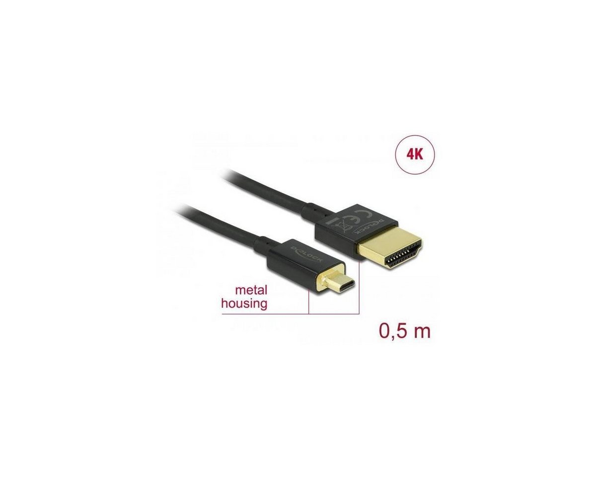 Delock 84788 - Kabel High Speed HDMI mit Ethernet - HDMI-A... Computer-Kabel, HDMI-A, HDMI (50,00 cm) von Delock