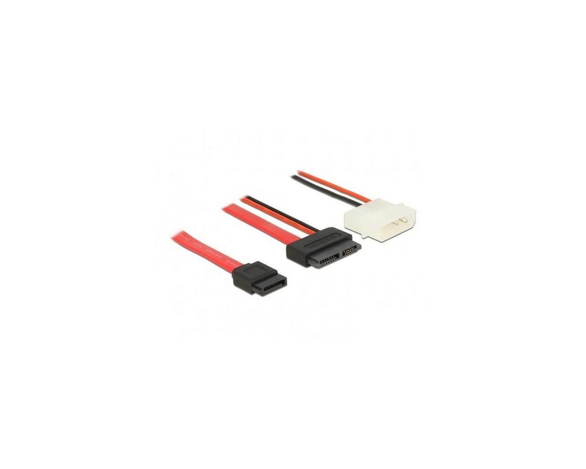 Delock 84791 - Kabel Slim SATA Buchse zu SATA 7 Pin + 2 Pin... Computer-Kabel von Delock