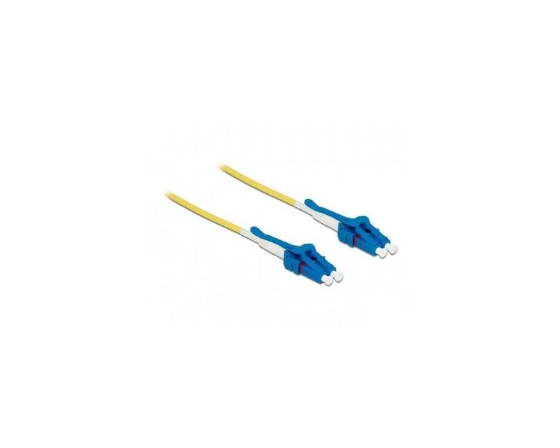 Delock 85084 - Kabel Lichtwellenleiter LC zu LC Singlemode OS2... Glasfaserkabel, LC Duplex, (200,00 cm) von Delock