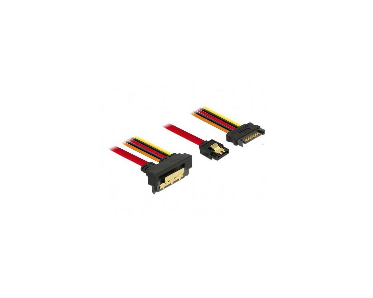 Delock 85229 - Kabel SATA 6 Gb/s 7 Pin Buchse + SATA 15 Pin... Computer-Kabel, S-ATA von Delock