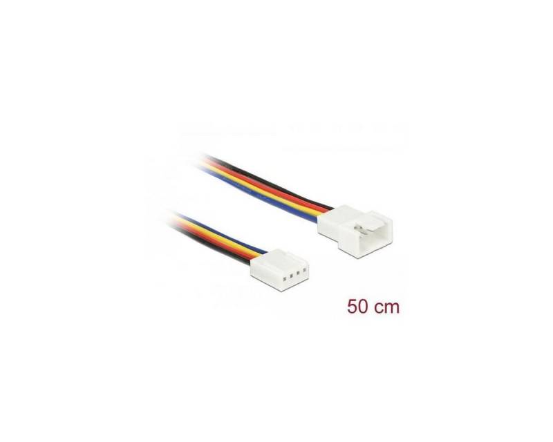 Delock 85362 - Verlängerungskabel PWM Lüfteranschluss 4 Pin 50 cm Computer-Kabel, 4-Pin, 4 Pin von Delock