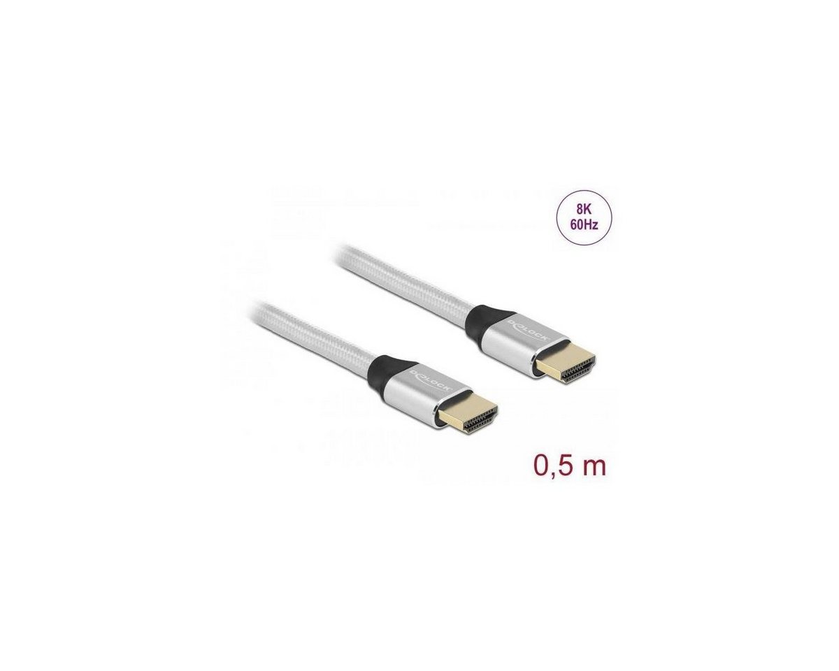 Delock 85365 - Ultra High Speed HDMI Kabel 48 Gbps 8K 60 Hz... HDMI-Kabel, HDMI, HDMI (50,00 cm) von Delock