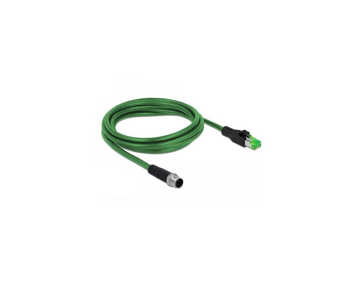 Delock 85438 - Patchkabel Cat.6a, SF/UTP, 2m, grün LAN-Kabel, (200,00 cm) von Delock