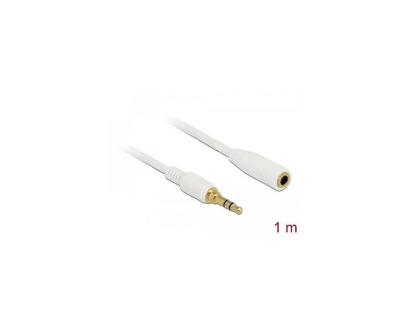 Delock 85577 - Klinkenverlängerungskabel 3,5 mm 3 Pin Stecker... Audio-Kabel, Klinkenstecker/-buchse 3.5mm, Klinke (100,00 cm) von Delock