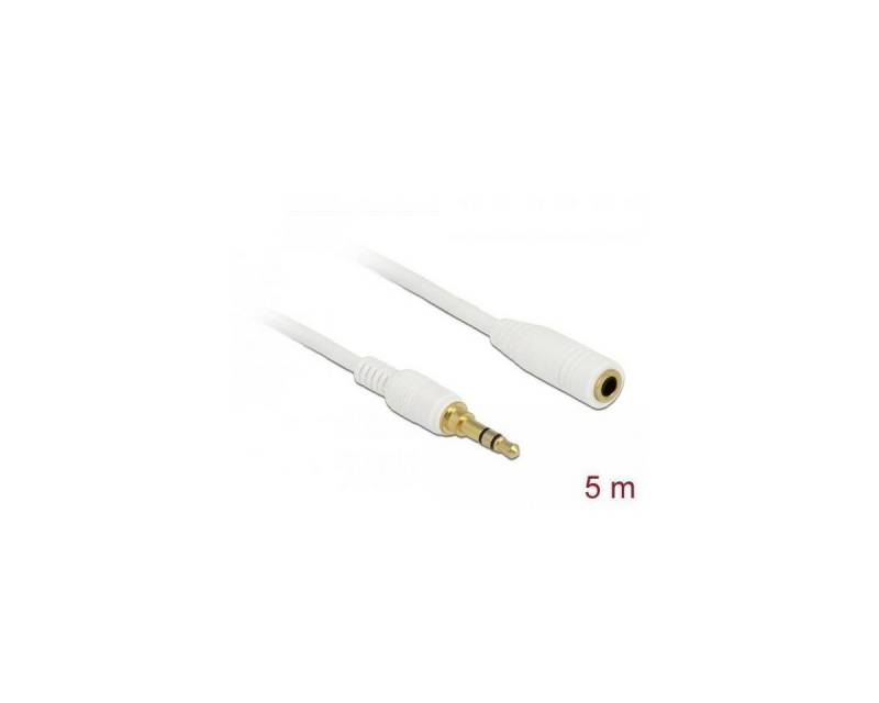 Delock 85591 - Klinkenverlängerungskabel 3,5 mm 3 Pin Stecker... Audio-Kabel, Klinkenstecker/-buchse 3.5mm, Klinke (500,00 cm) von Delock