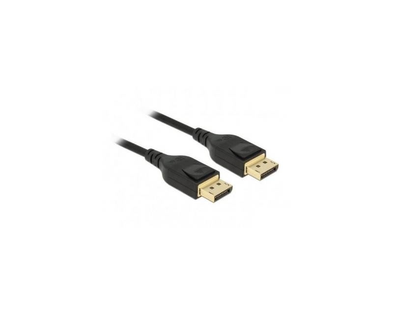 Delock 85658 - DisplayPort Kabel 8K 60 Hz 1 m DP 8K zertifiziert HDMI-Kabel, Display Port, DisplayPort (100,00 cm) von Delock
