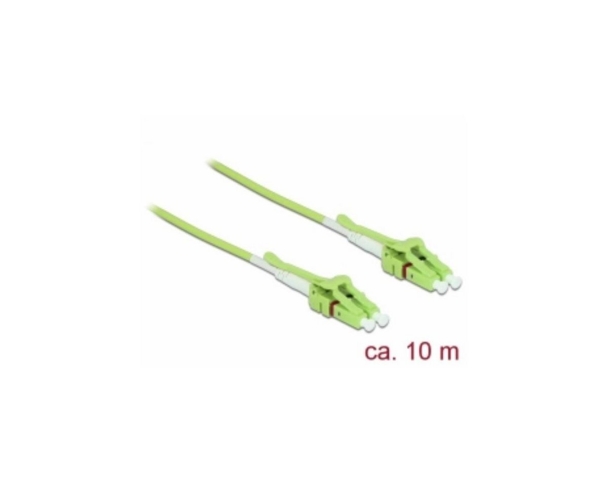 Delock 85692 - Kabel Lichtwellenleiter LC > LC Multimode OM5... Glasfaserkabel, LC Duplex, (1000,00 cm) von Delock