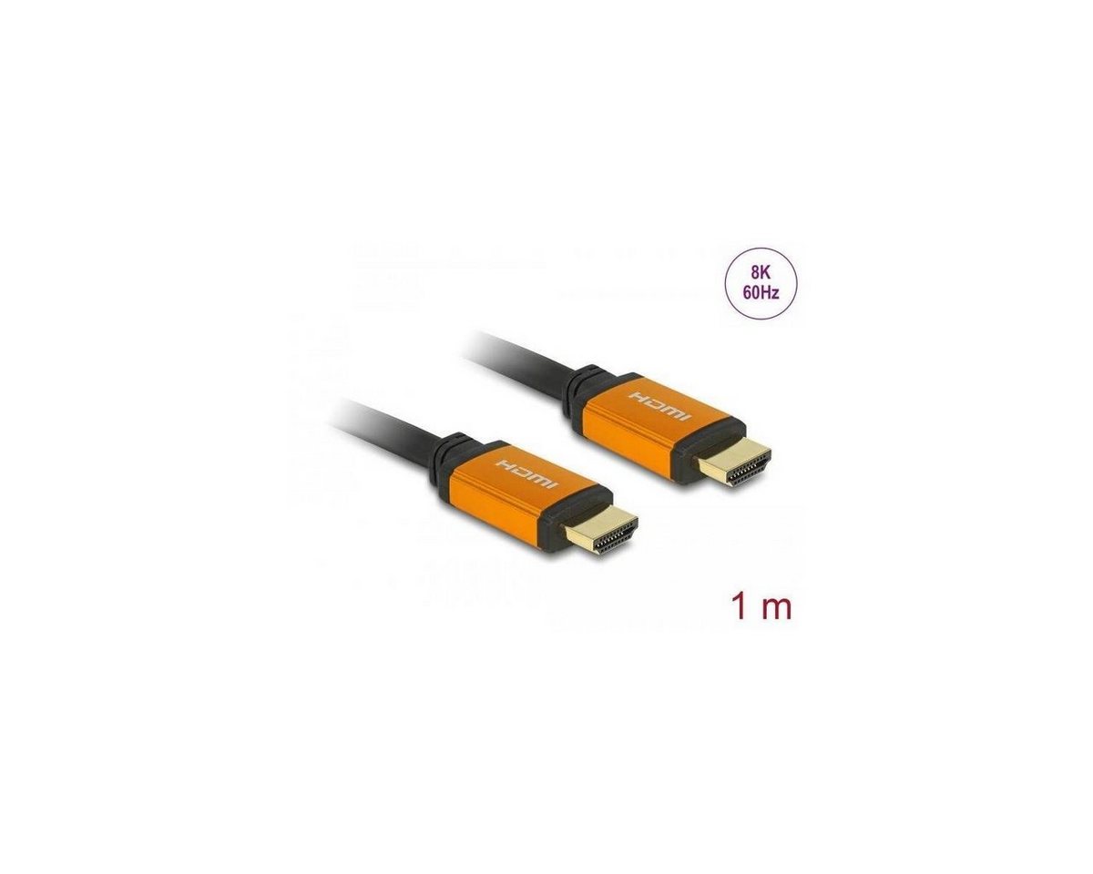 Delock 85727 - High Speed HDMI Kabel 48 Gbps 8K 60 Hz 1 m,... HDMI-Kabel, HDMI-A, HDMI (100,00 cm) von Delock