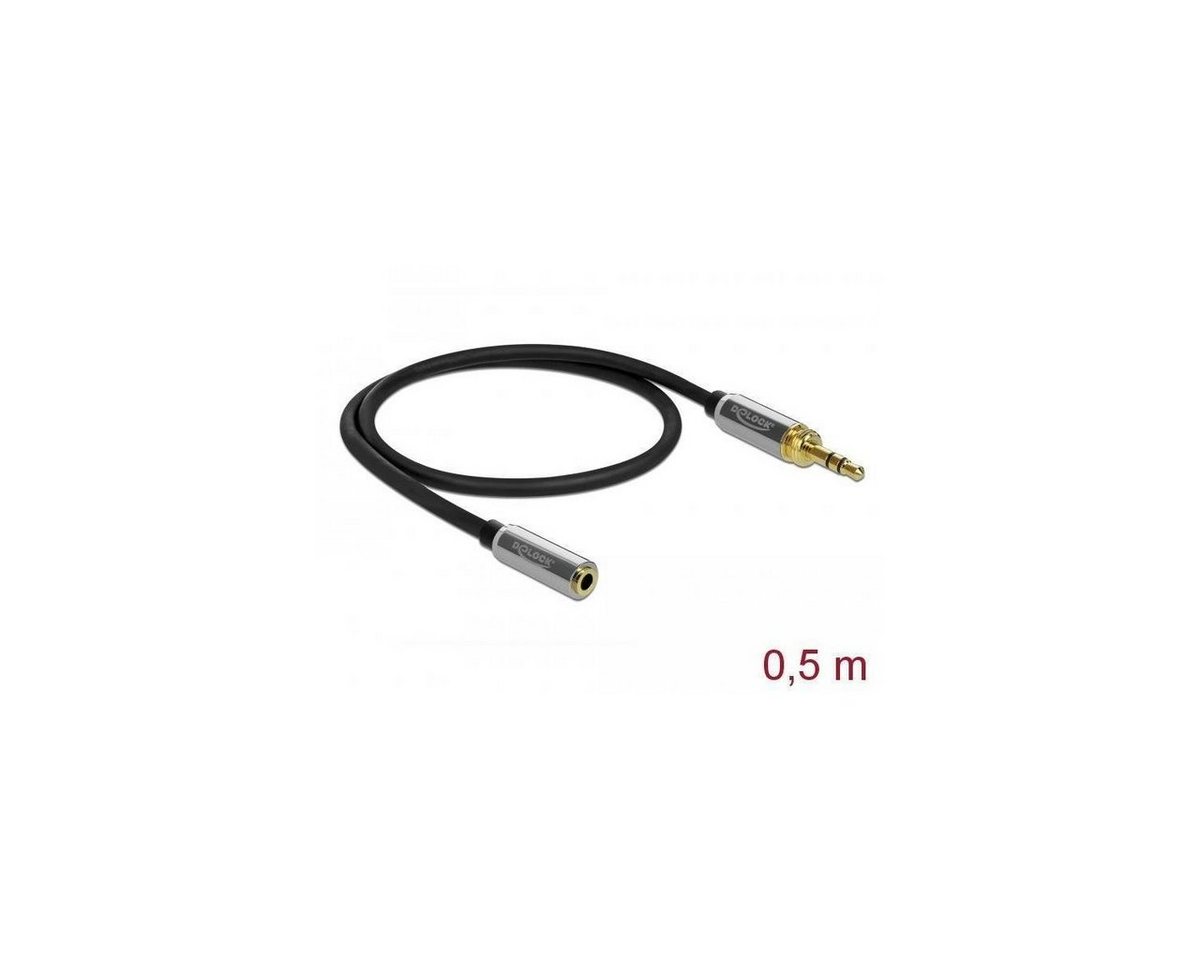 Delock 85779 - Klinkenverlängerungskabel 3,5 mm 3 Pin Stecker... Audio-Kabel, Klinkenstecker/-buchse 3.5mm, Klinke (350,00 cm) von Delock