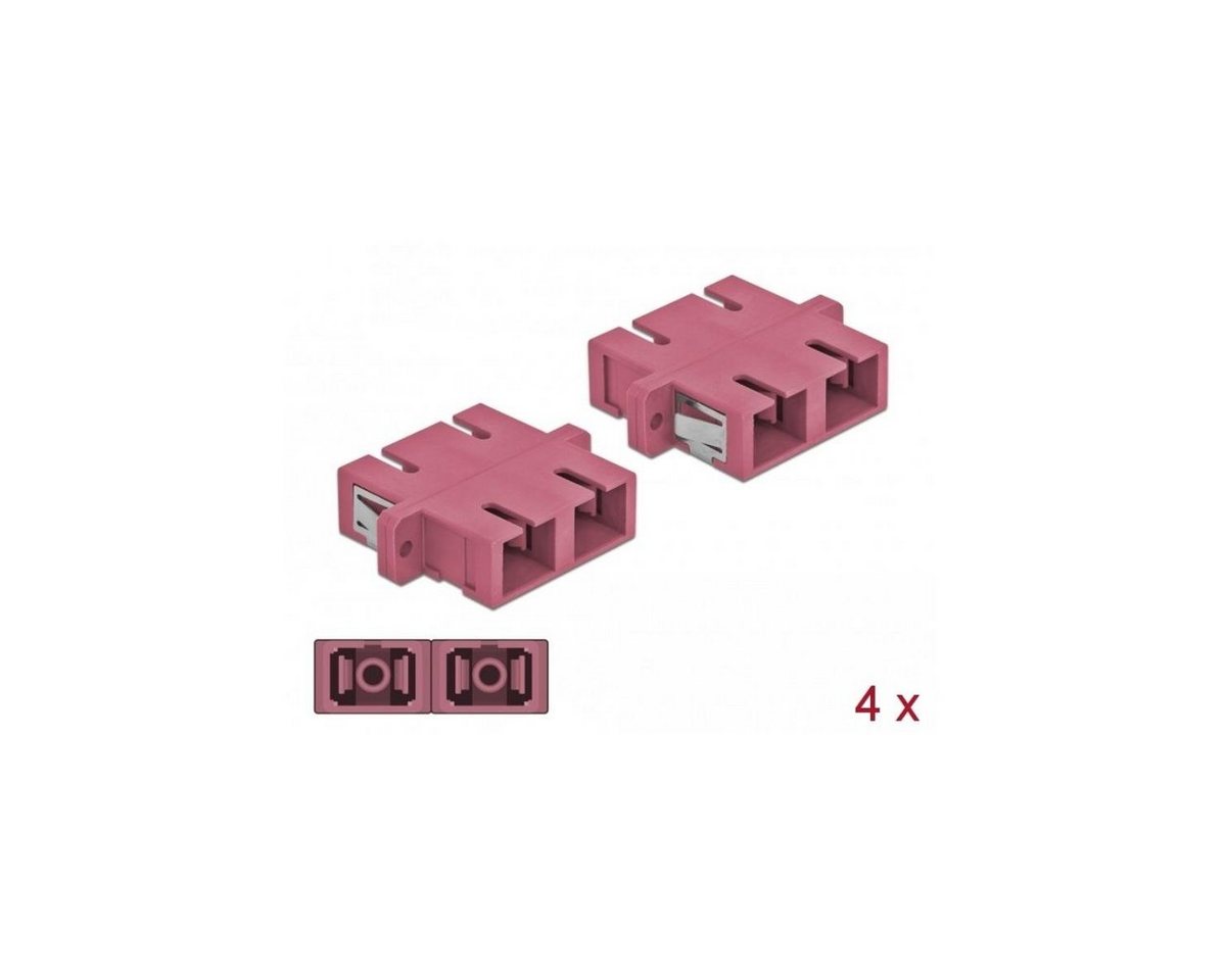 Delock 85998 - LWL Kupplung SC Duplex Buchse zu SC Duplex... Glasfaserkabel, SC Duplex von Delock