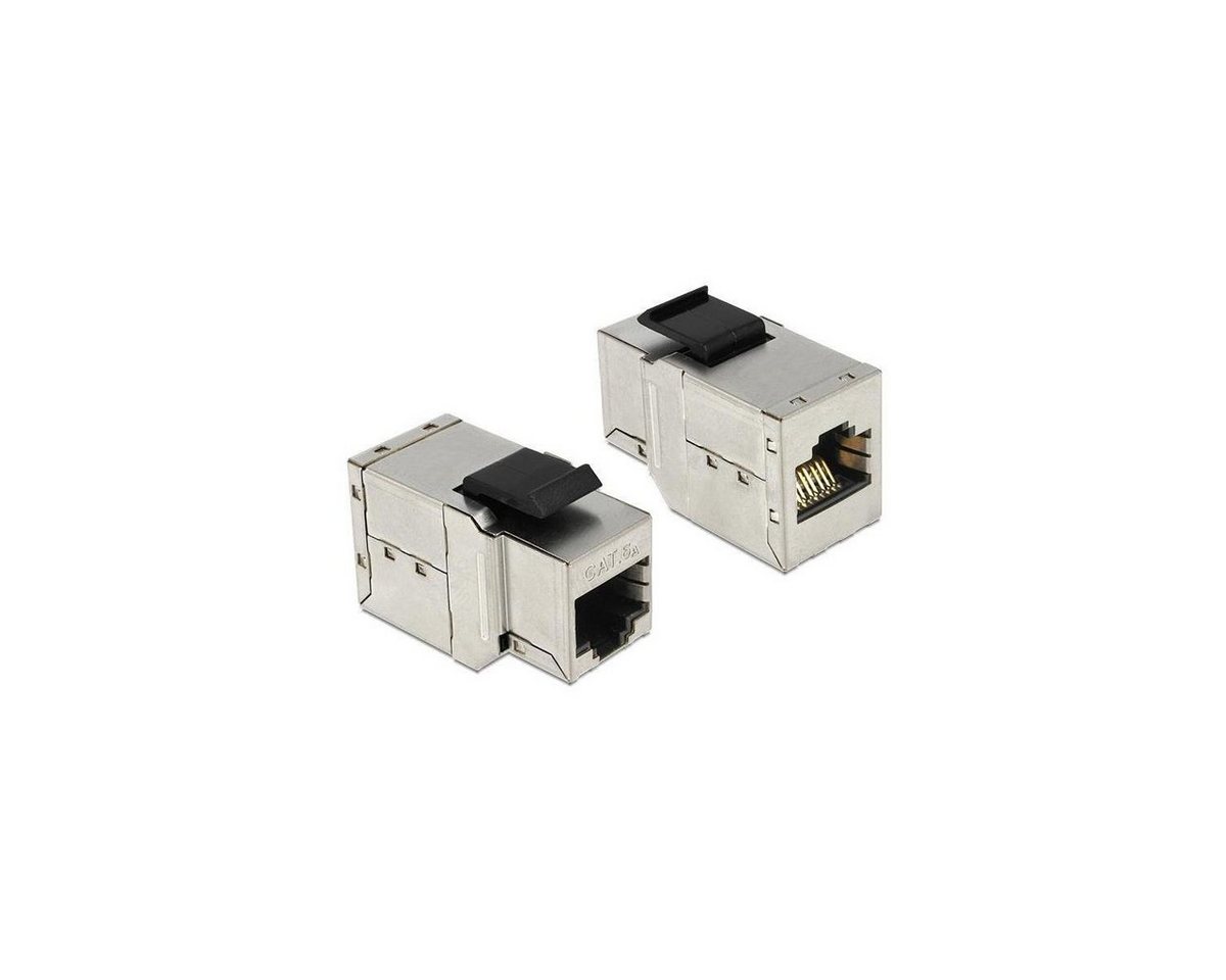 Delock 86166 - Keystone Modul RJ45 Buchse zu RJ45 Buchse Cat. 6A Computer-Kabel, RJ45, RJ45 von Delock