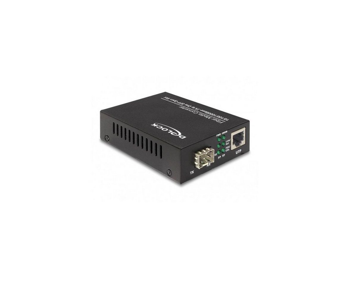 Delock 86220 - Medienkonverter 10/100/1000Base-T zu SFP Netzwerk-Adapter SFP von Delock