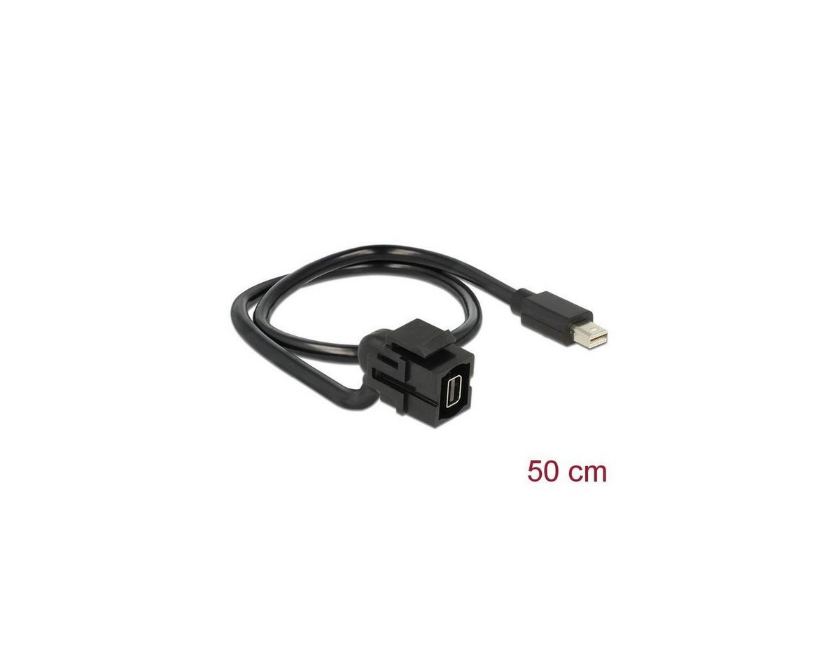 Delock 86374 - Keystone Modul mini DisplayPort Buchse 110° >... HDMI-Kabel, Display Port Mini, DisplayPort (50,00 cm) von Delock