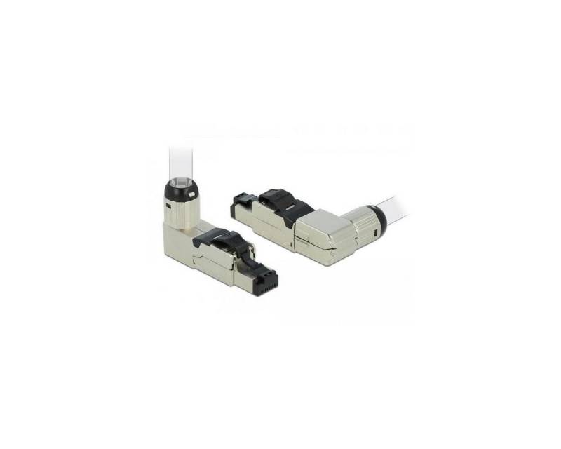 Delock 86489 - RJ45 Stecker feldkonfektionierbar Cat.8.1 Metall... Computer-Kabel, RJ45, RJ45 von Delock