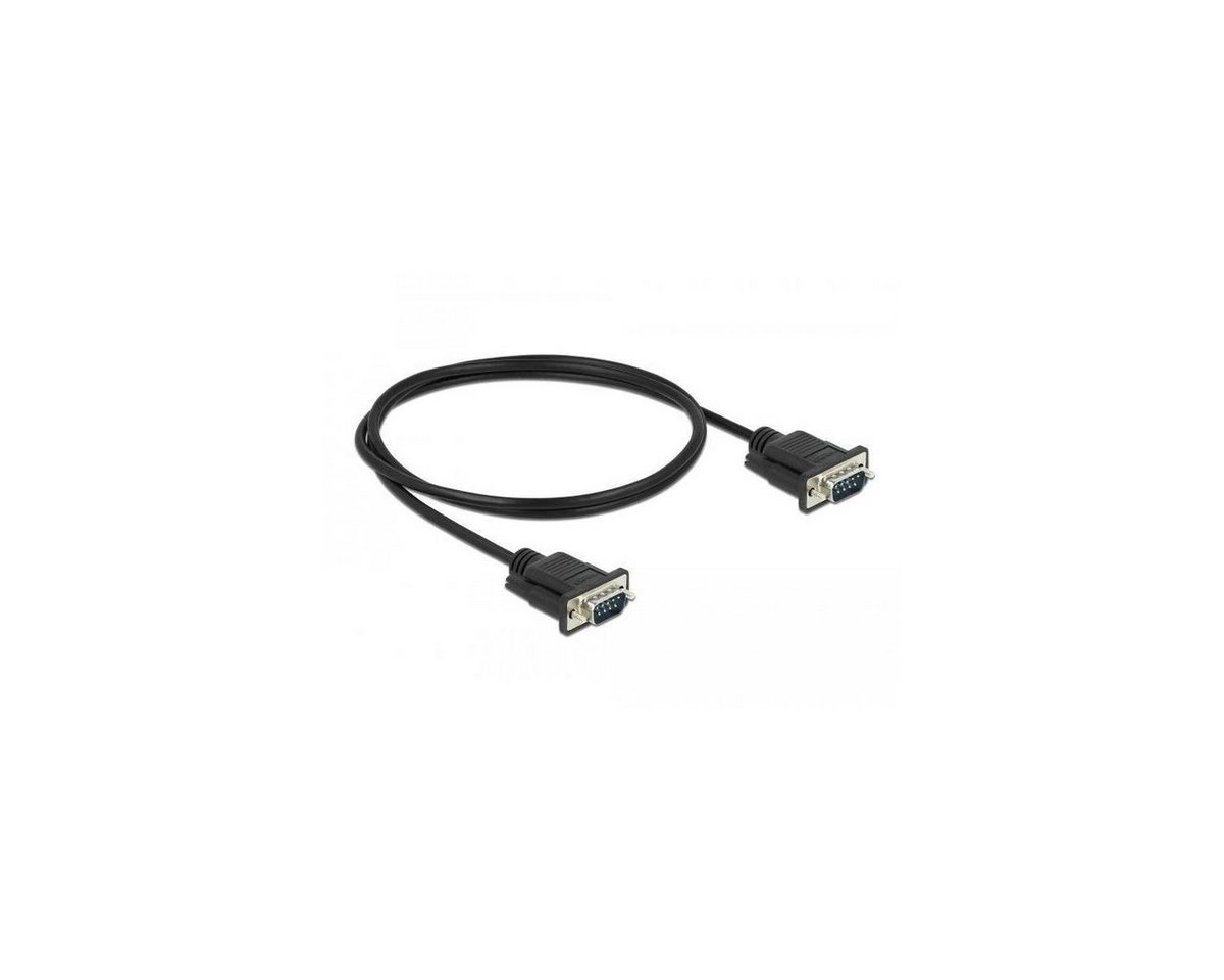 Delock 86573 - Seriell Kabel RS-232 D-Sub 9 Stecker zu Stecker... Computer-Kabel, Terminalblock 3 Pin, (100,00 cm) von Delock