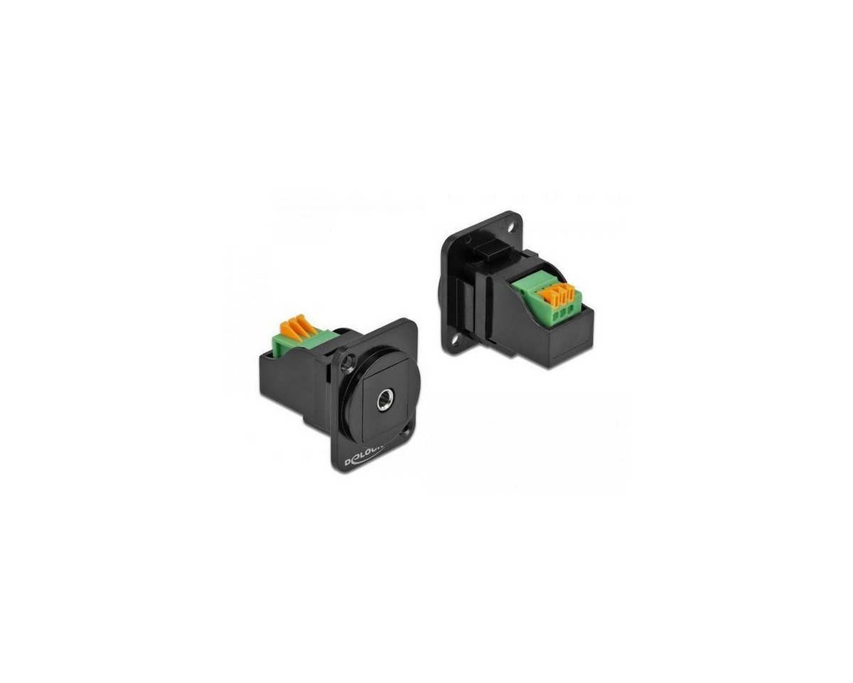 Delock 86732 - D-Typ Modul 3,5 mm 3 Pin Klinkenbuchse zu Terminalblock Computer-Kabel, 3.5mm Klinkenbuchse, Klinke von Delock