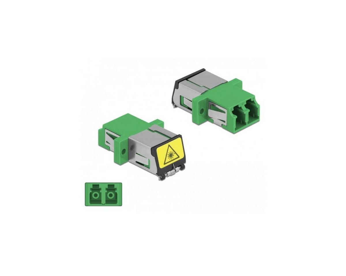 Delock 86897 - LWL Kupplung, Laserschutzklappe LC Duplex Buchse... Glasfaserkabel, LC Duplex von Delock